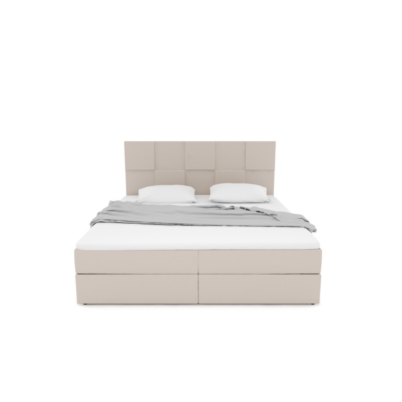 Notre lit boxspring GIA avec espace de rangement - designDISTRIKT