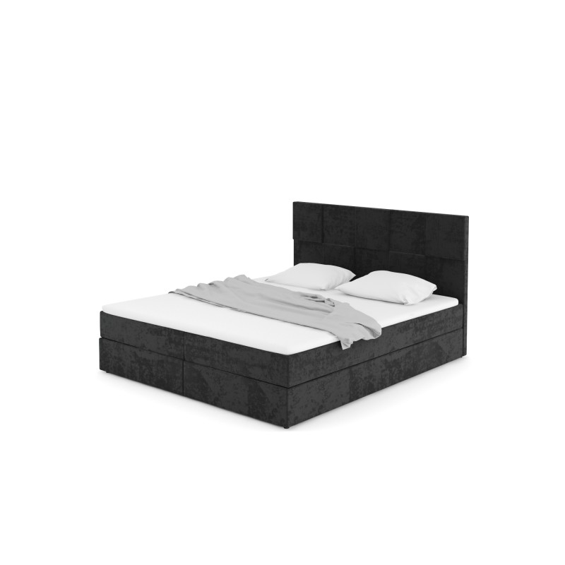 Notre lit boxspring GIA avec espace de rangement - designDISTRIKT