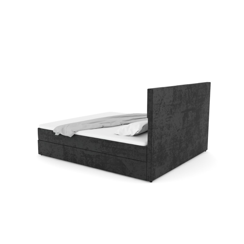 Notre lit boxspring GIA avec espace de rangement - designDISTRIKT