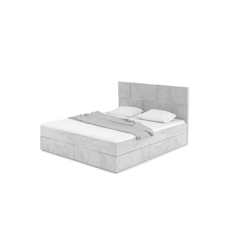 Notre lit boxspring GIA avec espace de rangement - designDISTRIKT