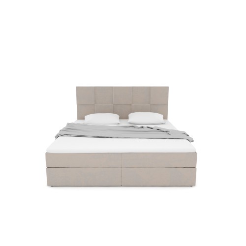 Notre lit boxspring GIA avec espace de rangement - designDISTRIKT