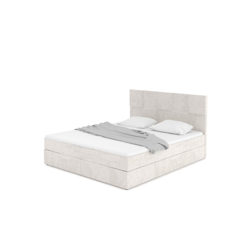 Notre lit boxspring GIA avec espace de rangement - designDISTRIKT