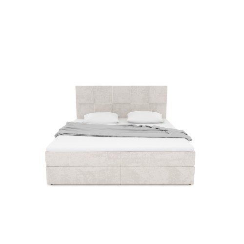 Notre lit boxspring GIA avec espace de rangement - designDISTRIKT