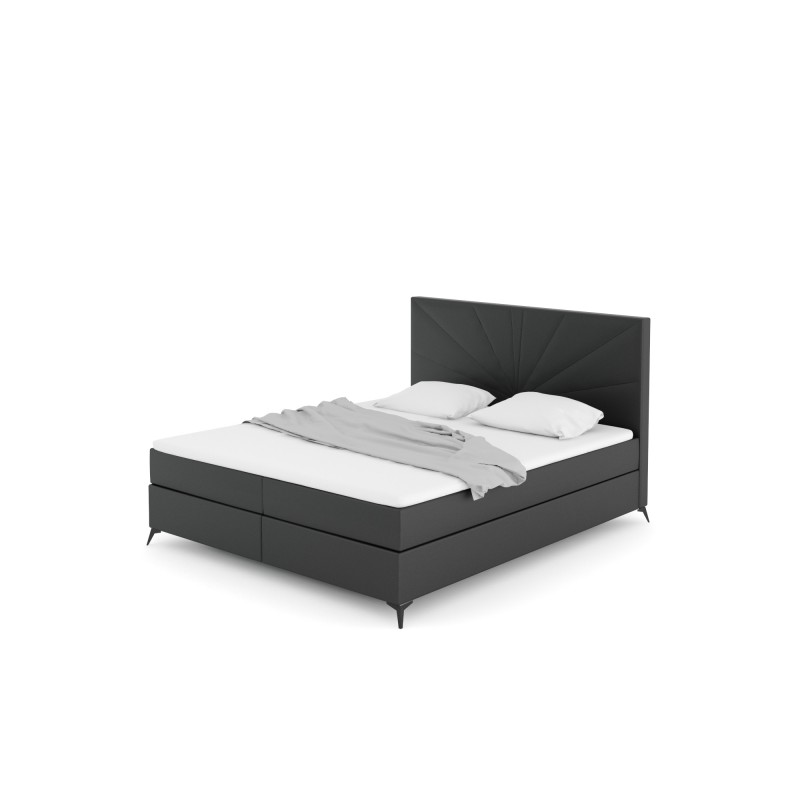 Notre lit boxspring DAHLIA avec espace de rangement - designDISTRIKT