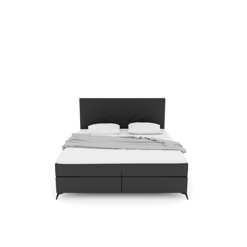 Notre lit boxspring DAHLIA avec espace de rangement - designDISTRIKT