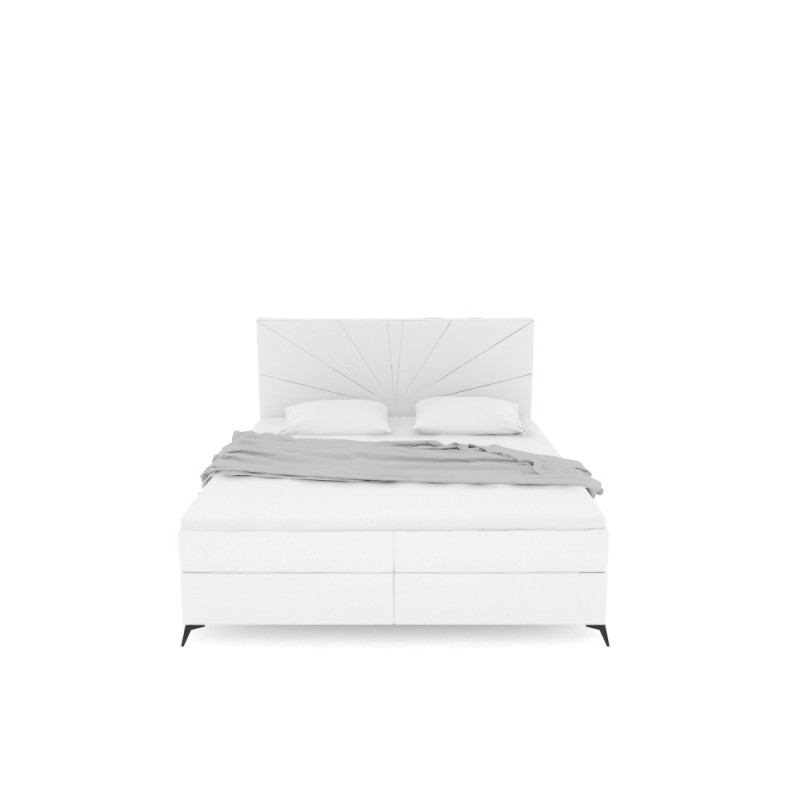 Notre lit boxspring DAHLIA avec espace de rangement - designDISTRIKT