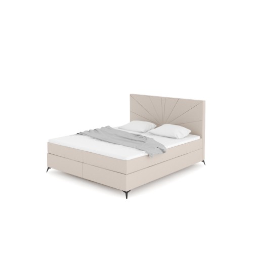 Notre lit boxspring DAHLIA avec espace de rangement - designDISTRIKT