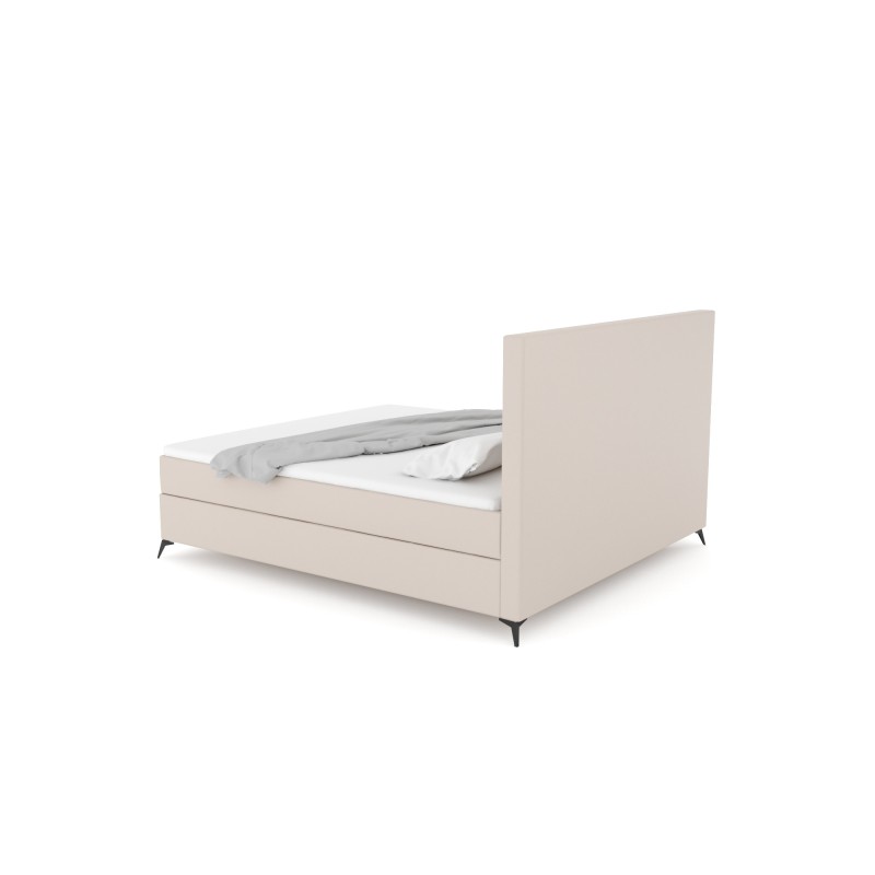 Notre lit boxspring DAHLIA avec espace de rangement - designDISTRIKT