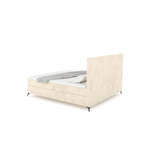 Notre lit boxspring DAHLIA avec espace de rangement - designDISTRIKT