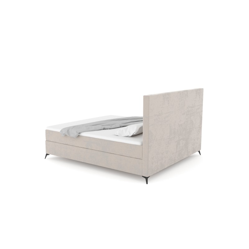 Notre lit boxspring DAHLIA avec espace de rangement - designDISTRIKT