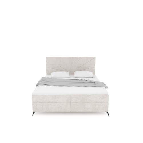 Notre lit boxspring DAHLIA avec espace de rangement - designDISTRIKT