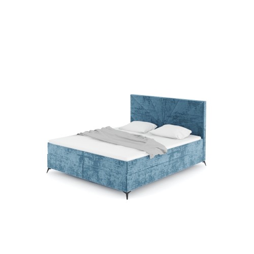 Notre lit boxspring DAHLIA avec espace de rangement - designDISTRIKT