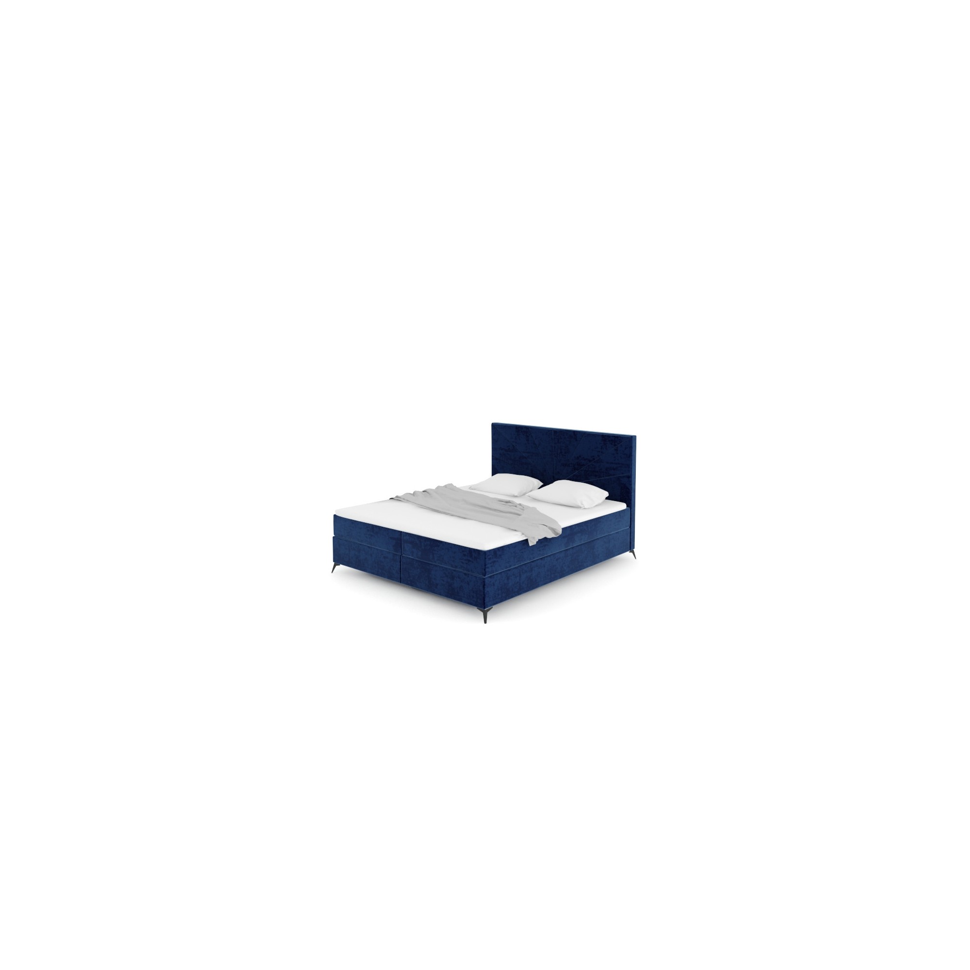 Notre lit boxspring DAHLIA avec espace de rangement - designDISTRIKT