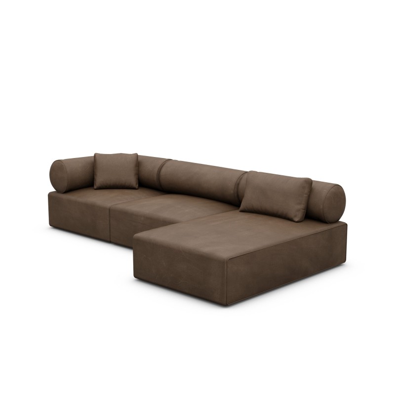 Canapé en cuir RAGUSA MINI chez designDISTRIKT