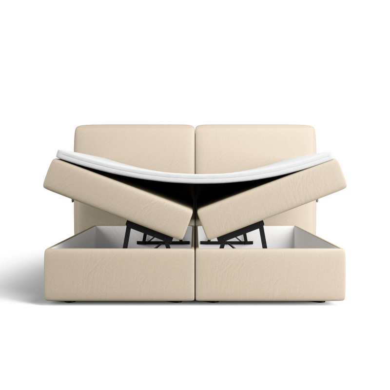 Notre lit boxspring BILBOA avec espace de rangement - designDISTRIKT