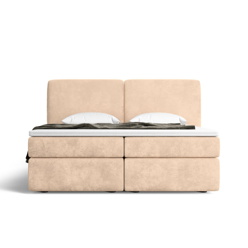 Notre lit boxspring BILBOA avec espace de rangement - designDISTRIKT