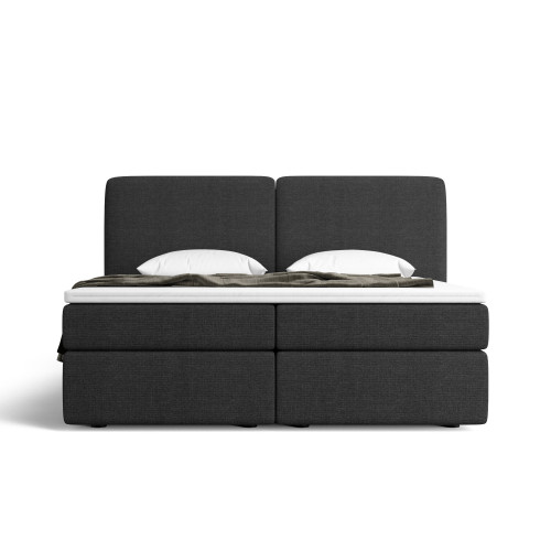 Notre lit boxspring BILBOA avec espace de rangement - designDISTRIKT