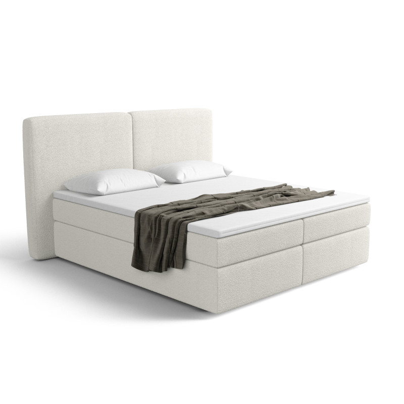 Notre lit boxspring BILBOA avec espace de rangement - designDISTRIKT