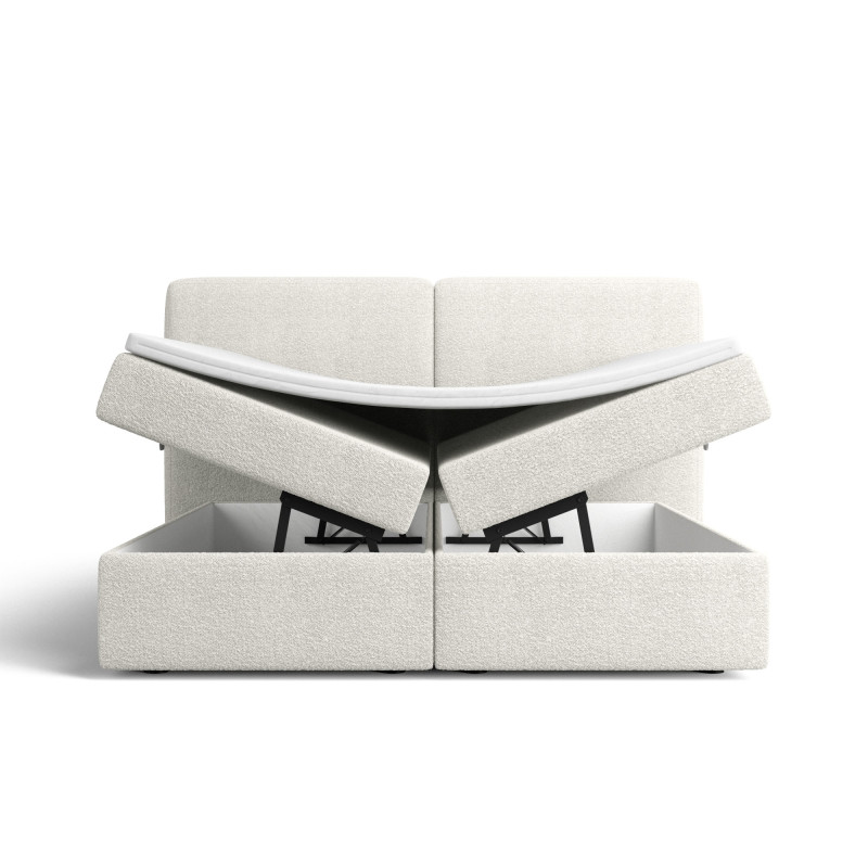 Notre lit boxspring BILBOA avec espace de rangement - designDISTRIKT