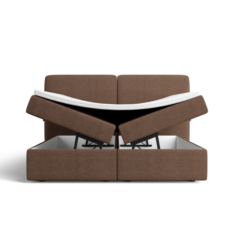 Notre lit boxspring BILBOA avec espace de rangement - designDISTRIKT