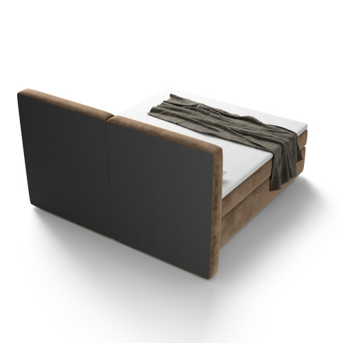 Notre lit boxspring BILBOA avec espace de rangement - designDISTRIKT