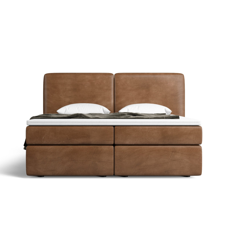 Notre lit boxspring BILBOA avec espace de rangement - designDISTRIKT