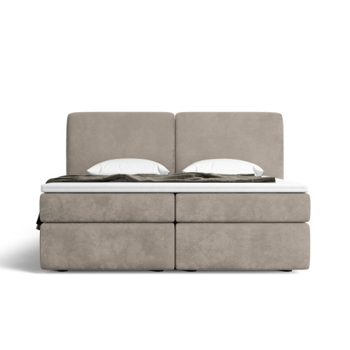 Notre lit boxspring BILBOA avec espace de rangement - designDISTRIKT