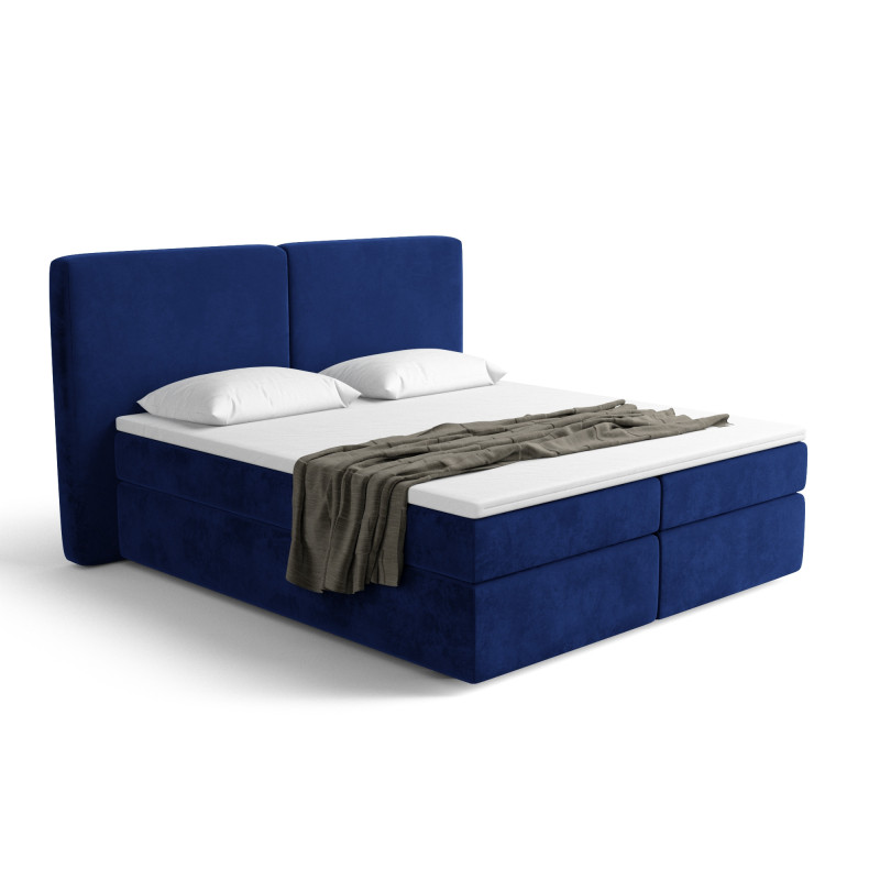 Notre lit boxspring BILBOA avec espace de rangement - designDISTRIKT