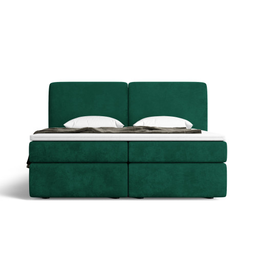 Notre lit boxspring BILBOA avec espace de rangement - designDISTRIKT