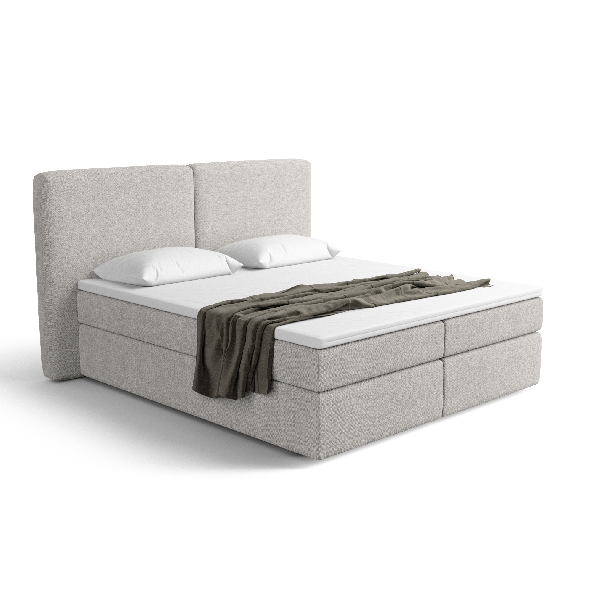 Notre lit boxspring BILBOA avec espace de rangement - designDISTRIKT