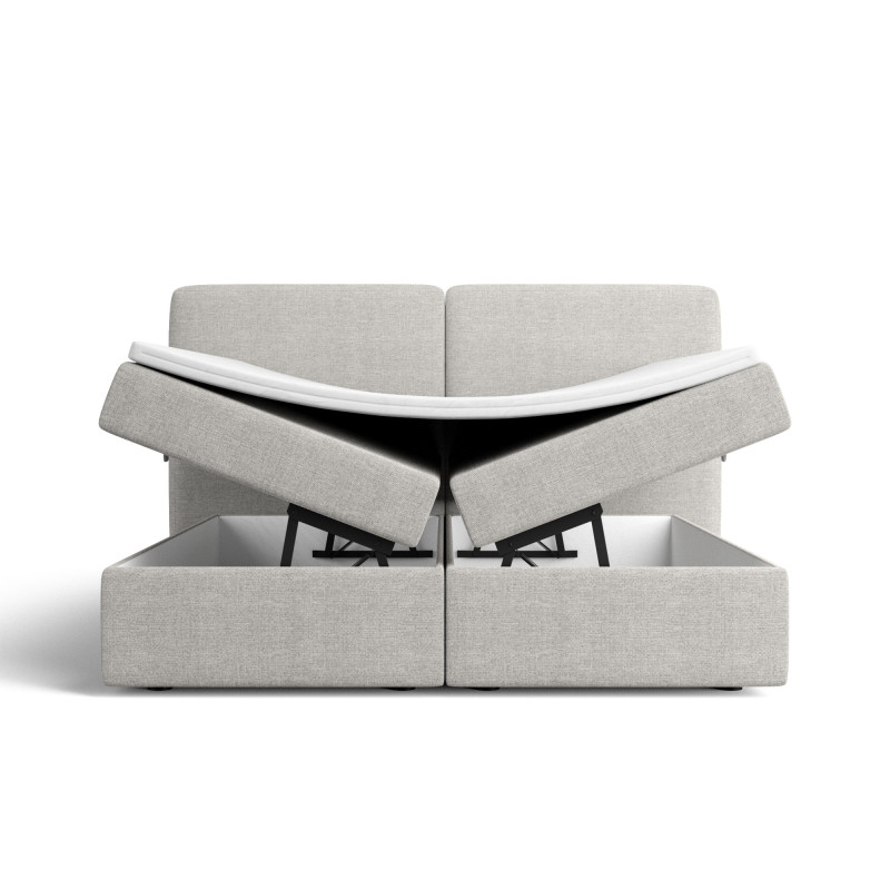 Notre lit boxspring BILBOA avec espace de rangement - designDISTRIKT