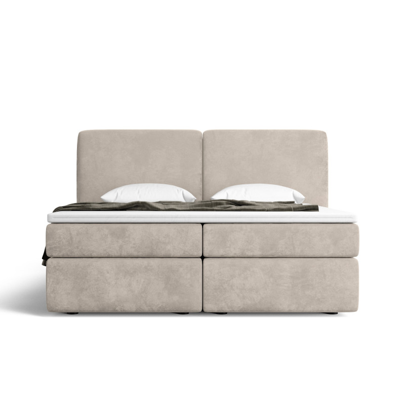 Notre lit boxspring BILBOA avec espace de rangement - designDISTRIKT