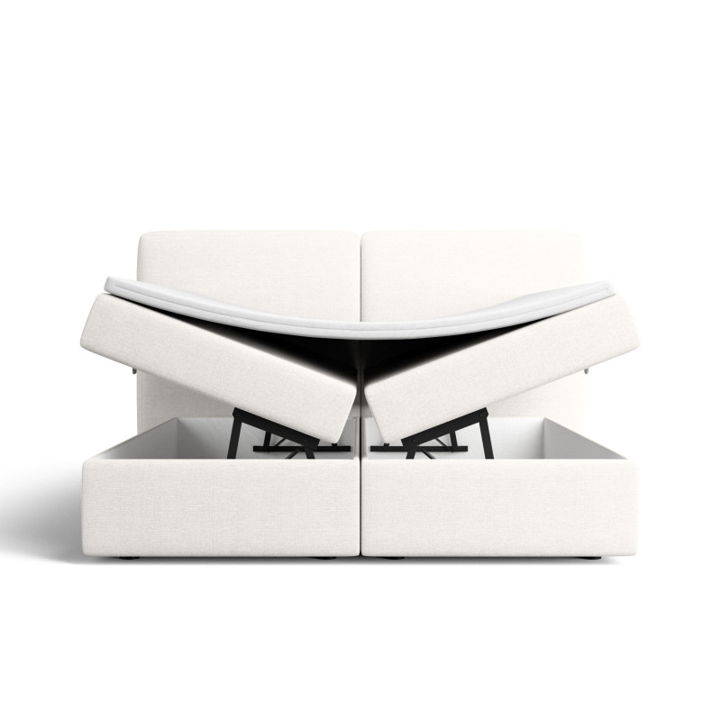 Notre lit boxspring BILBOA avec espace de rangement - designDISTRIKT