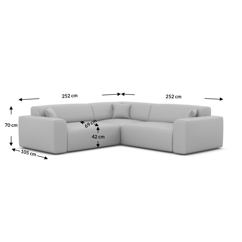 Canapé d’angle LENOVA - Meubles jusqu'à -70% - designDISTRIKT