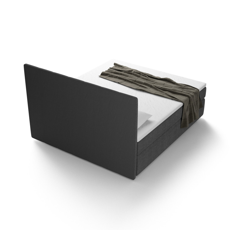 Notre lit boxspring AVALON avec espace de rangement - designDISTRIKT