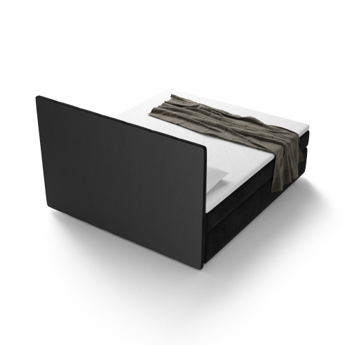 Notre lit boxspring AVALON avec espace de rangement - designDISTRIKT