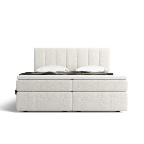 Notre lit boxspring AVALON avec espace de rangement - designDISTRIKT