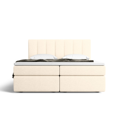 Notre lit boxspring AVALON avec espace de rangement - designDISTRIKT