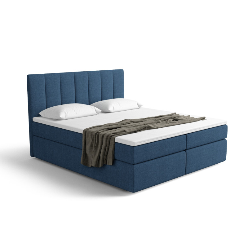 Notre lit boxspring AVALON avec espace de rangement - designDISTRIKT