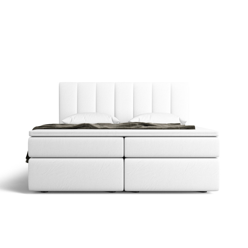 Notre lit boxspring AVALON avec espace de rangement - designDISTRIKT