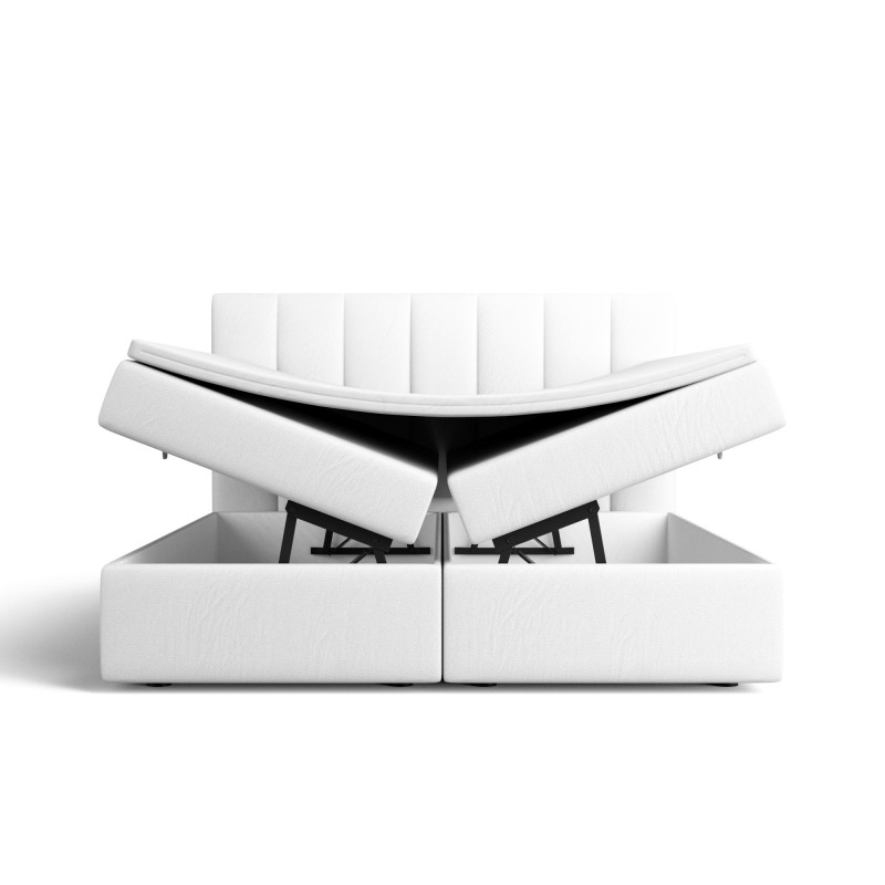 Notre lit boxspring AVALON avec espace de rangement - designDISTRIKT