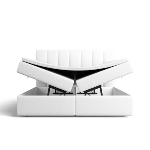 Notre lit boxspring AVALON avec espace de rangement - designDISTRIKT