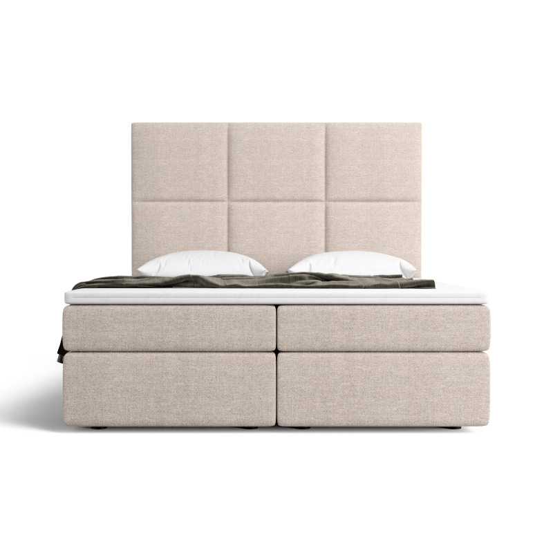 Lit boxspring PALAZZO avec espace de rangement - designDISTRIKT