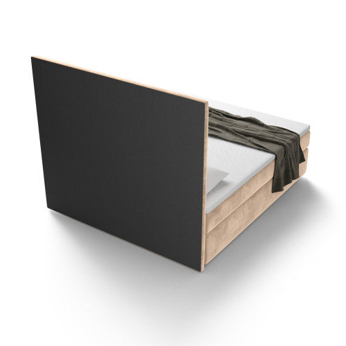 Lit boxspring PALAZZO avec espace de rangement - designDISTRIKT