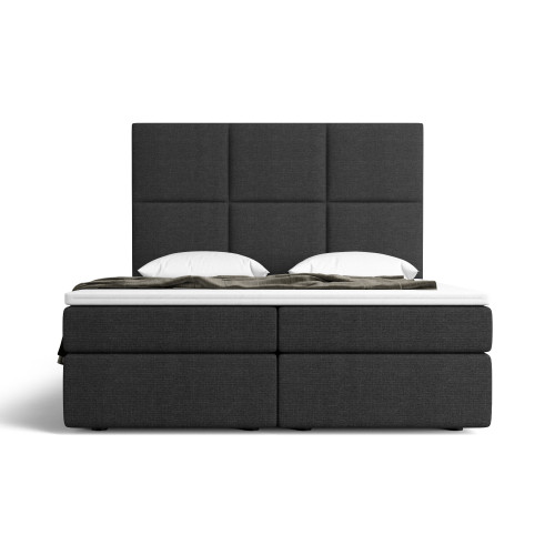 Lit boxspring PALAZZO avec espace de rangement - designDISTRIKT