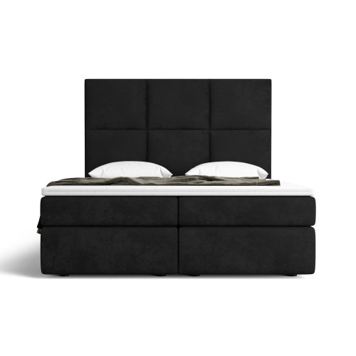 Lit boxspring PALAZZO avec espace de rangement - designDISTRIKT