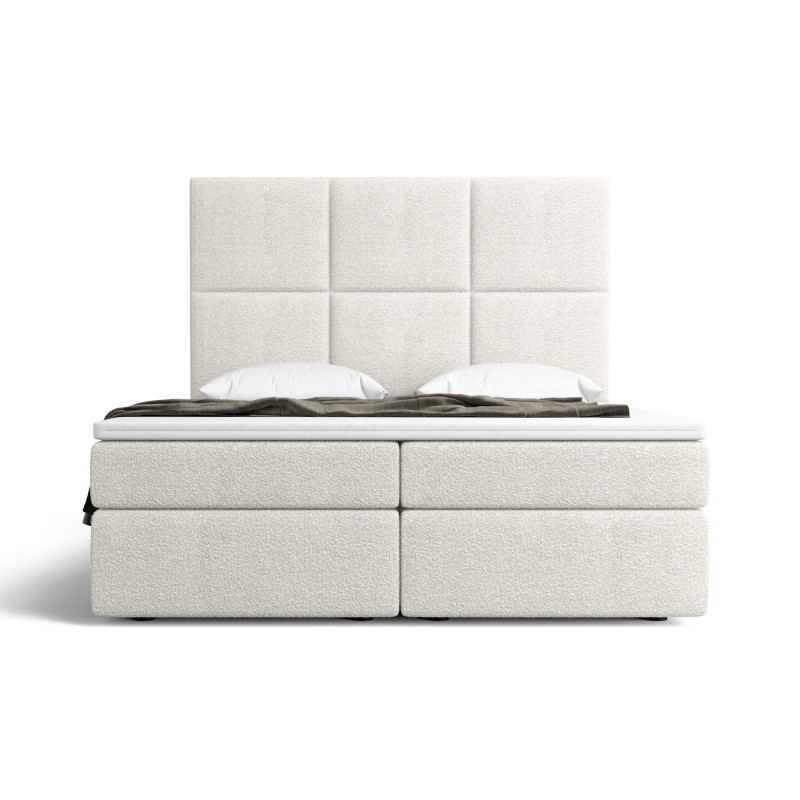 Lit boxspring PALAZZO avec espace de rangement - designDISTRIKT