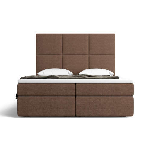 Lit boxspring PALAZZO avec espace de rangement - designDISTRIKT