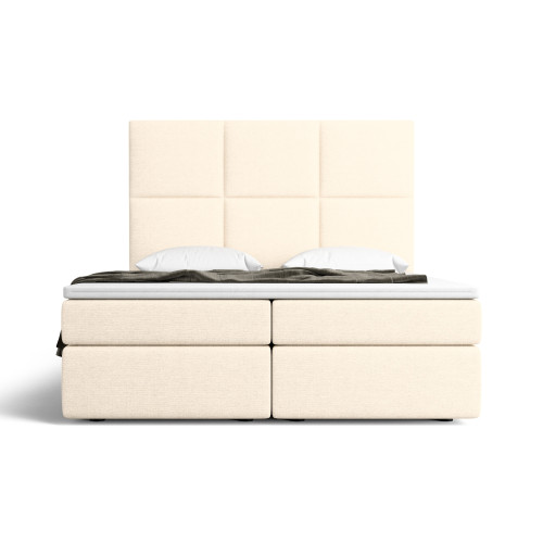 Lit boxspring PALAZZO avec espace de rangement - designDISTRIKT