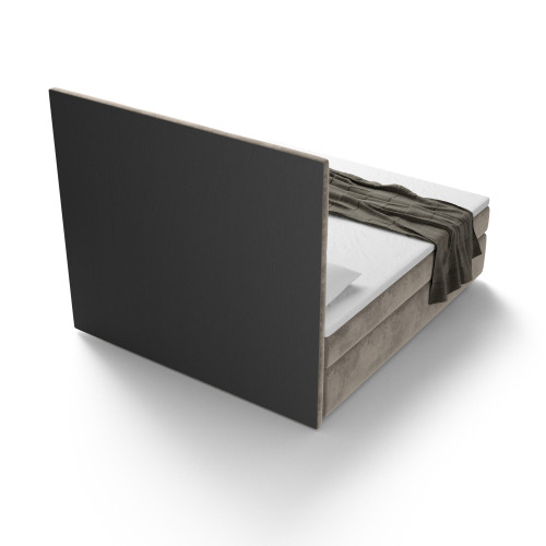 Lit boxspring PALAZZO avec espace de rangement - designDISTRIKT